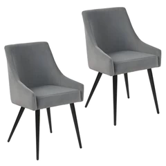 Pack 2 Sillas Comedor Jean Gris