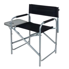 Silla con Bandeja Plegable Negro
