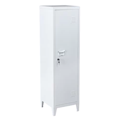 Estante Armario Estilo Casillero Metálico - Blanco