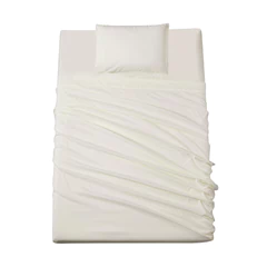 Sábanas de Microfibra Ellie 1.5 Pl Blanco