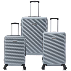 Set de Maletas Rígidas  MILAN S-M-L  Gris