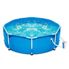Piscina con Filtro y Estructura de Acero 6.125Lts 76cmx360cm