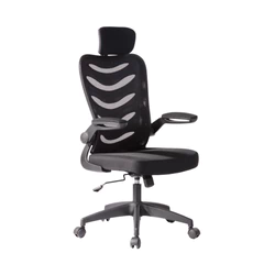 Silla de Oficina Ergonómica Altura Regulable Negro