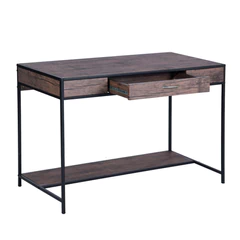 Escritorio Mesa de Arrimo con Cajón Café