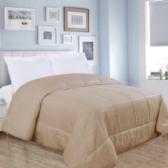 Plumón Liso King Size Beige