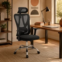 Silla Escritorio Ergonómica Energy Pro Negra