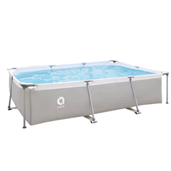 Piscina Rectangular Armable Gris 3701 Lt