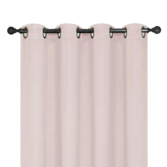 Cortina Blackout con Anillas 140x220 cm Rosa