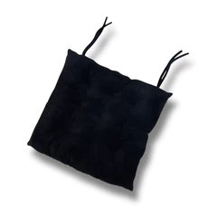Cojín para Silla Negro 40x40 cm