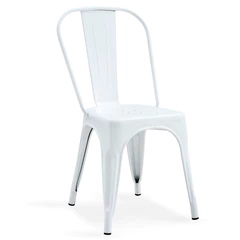Silla Metal Tolix Blanco