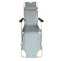 Silla Reclinable Para Exterior Gris