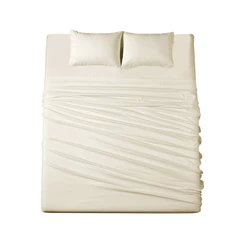 Juego de Sábanas Amelie King Beige