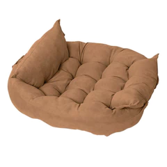 Cama/Colchoneta Mascotas 2 en 1 M Beige