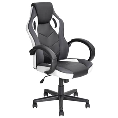 Silla Gamer PU Flow Ergonómica Escritorio - Blanco