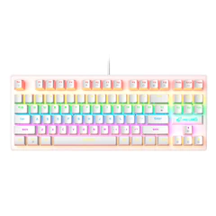 Teclado Mecánico Blue Switch K2 Blanco