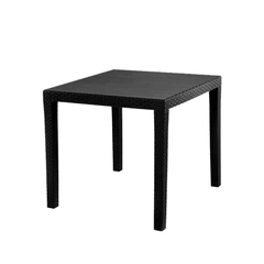 Mesa Auxiliar Terraza 38x51x71 cm Negro