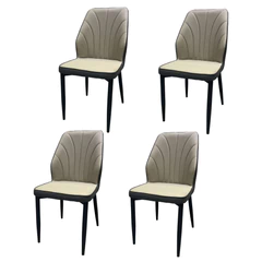 Pack 4 Silla Comedor Aurora Beige