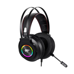 Audífonos Gamer RGB H654 con Micrófono Negro