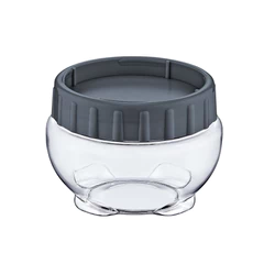 Frasco Canister Alimentos 430 Ml Gris