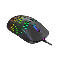 Mouse Gamer RGB 10000 DPI 7D MS878 Negro