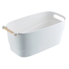 Canasto 5 Lt Retro Blanco