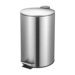 Basurero 3 L Acero Inoxidable Gris