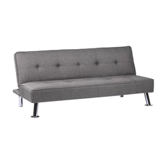 Futón Acolchado Gris