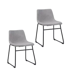Pack 2 Sillas de Comedor Burgos Gris