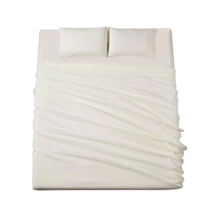 Sábanas de Microfibra Ellie King Blanco