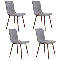 Pack 4 Sillas Comedor Sitial Juliet - Gris