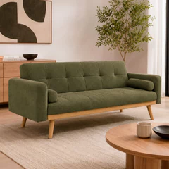 Sofá Cama Amanda 74x185x77 cm Verde