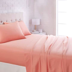 Juego de Sábanas Microfibra Monaco King Rosado
