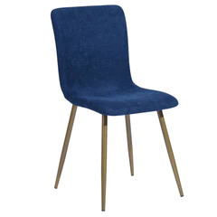 Silla Comedor Sitial Gold Juliet - Azul Oscuro