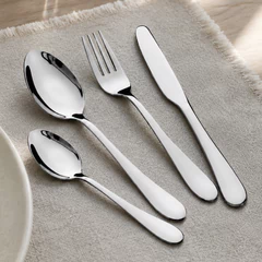 Set cubiertos 24 piezas acero inoxidable