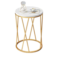 Mesa Auxiliar 55x40x40 cm Blanco