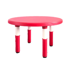 Mesa Redonda Infantil Rojo
