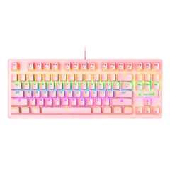 Teclado Mecánico Blue Switch K2 Rosado