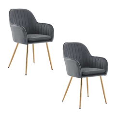 Pack 2 Sillas de Comedor Sitial Alessandro Gris