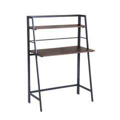 Escritoriode PC Plegable de Metal Burgos Café