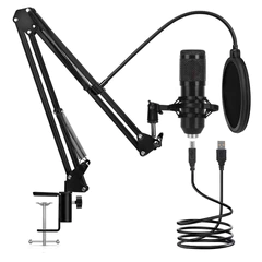 Kit Micrófono Condensador Cardioide BM-828