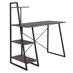 Escritorio con Repisas MDF - Negro