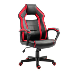 Silla Gamer Revolution Game Altura Ajustable Rojo