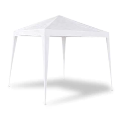 Toldo de Terraza 3x3 m Plegable PE Blanco