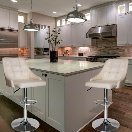Pack 2 Pisos Bar Taburete Orion Beige