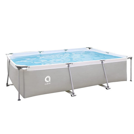 Piscina Rectangular Armable Gris 3701 Lt