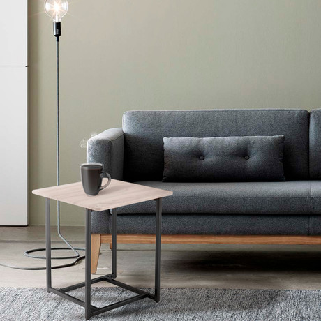 Mesa de Centro Estilo Industrial Beige