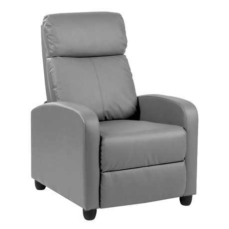 Berger Reclinable de PU Gris