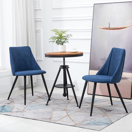 Pack 2 Sillas de Comedor Milan Azul