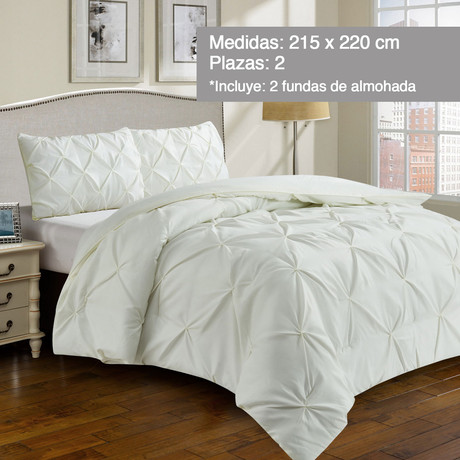 Cobertor Amanda 2 Pl Blanco