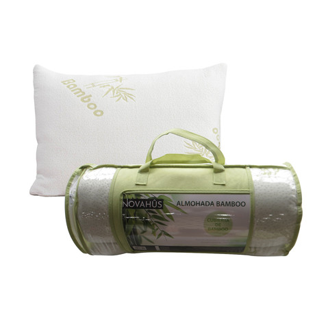 Almohada Bambú 50x90 cm Blanco